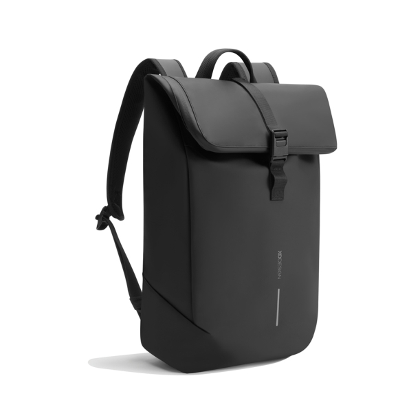 Антикражный водонепроницаемый рюкзак Urban Flap-Top, черный (Изображение 2)