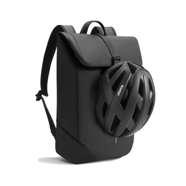 Антикражный водонепроницаемый рюкзак Urban Flap-Top, черный (Изображение 11)