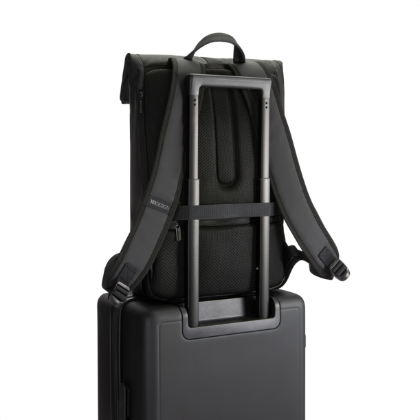 Антикражный водонепроницаемый рюкзак Urban Flap-Top, черный (Изображение 17)