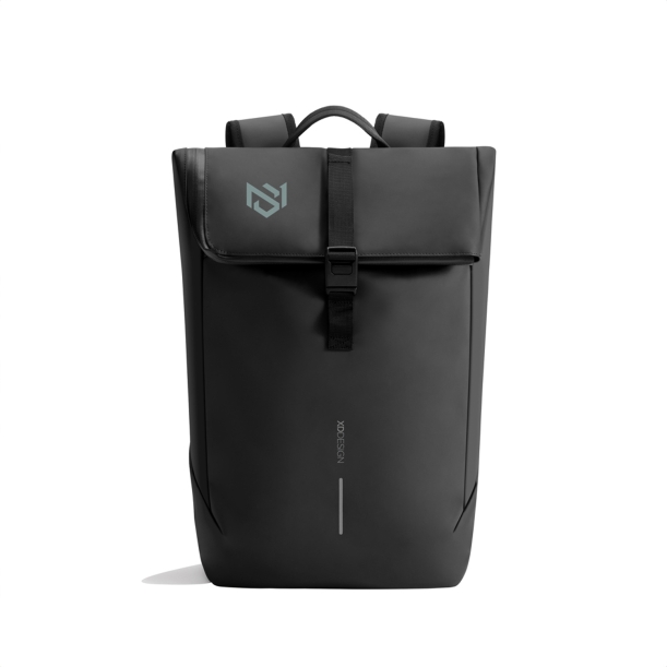 Антикражный водонепроницаемый рюкзак Urban Flap-Top, черный (Изображение 30)