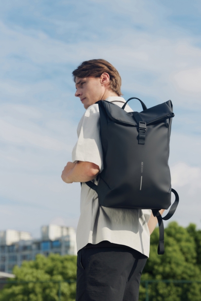 Антикражный водонепроницаемый рюкзак Urban Flap-Top, черный (Изображение 31)