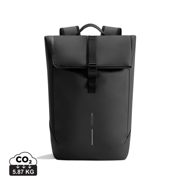 Антикражный водонепроницаемый рюкзак Urban Flap-Top, черный (Изображение 33)
