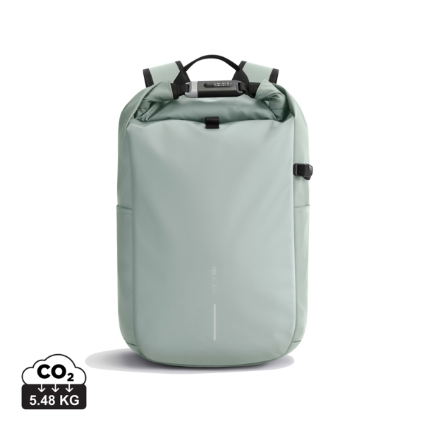 Антикражный рюкзак Urban Roll-top, зеленый (Изображение 8)