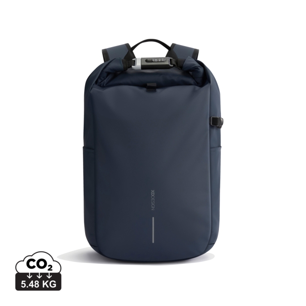 Антикражный рюкзак Urban Roll-top, темно-синий (Изображение 3)