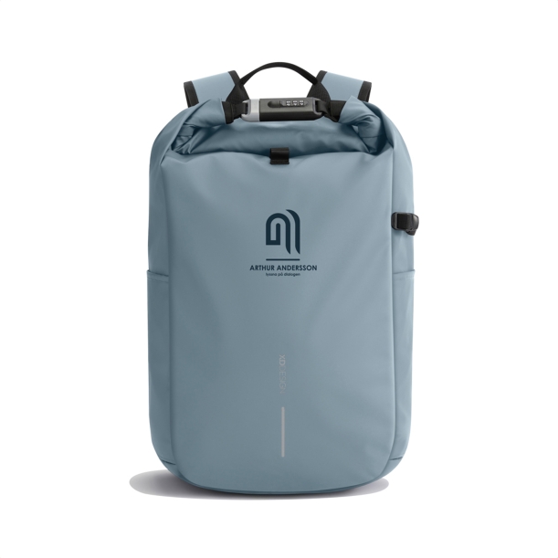 Антикражный рюкзак Urban Roll-top, голубой (Изображение 2)