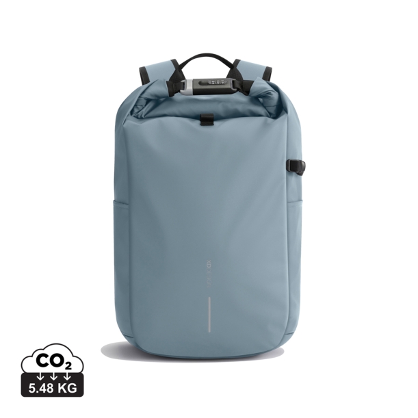 Антикражный рюкзак Urban Roll-top, голубой (Изображение 9)