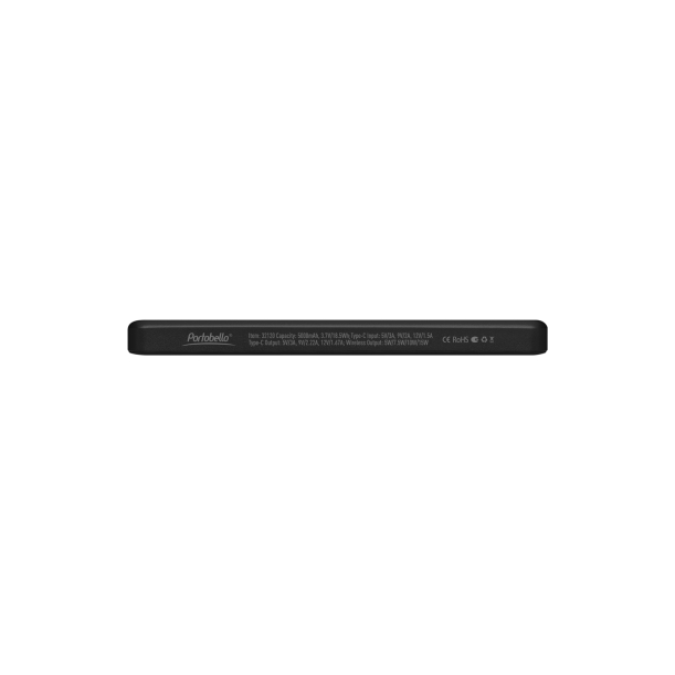 Внешний аккумулятор Atlantis PD 5000mAh с функцией беспроводной зарядки 15W, черный (Изображение 5)