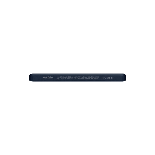 Внешний аккумулятор Atlantis PD 5000mAh с функцией беспроводной зарядки 15W, синий (Изображение 5)