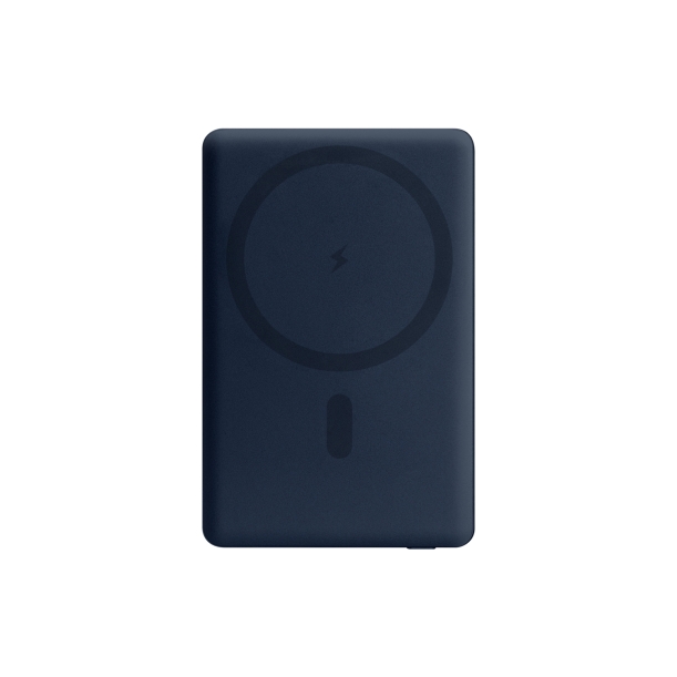 Внешний аккумулятор Atlantis PD 5000mAh с функцией беспроводной зарядки 15W, синий (Изображение 6)