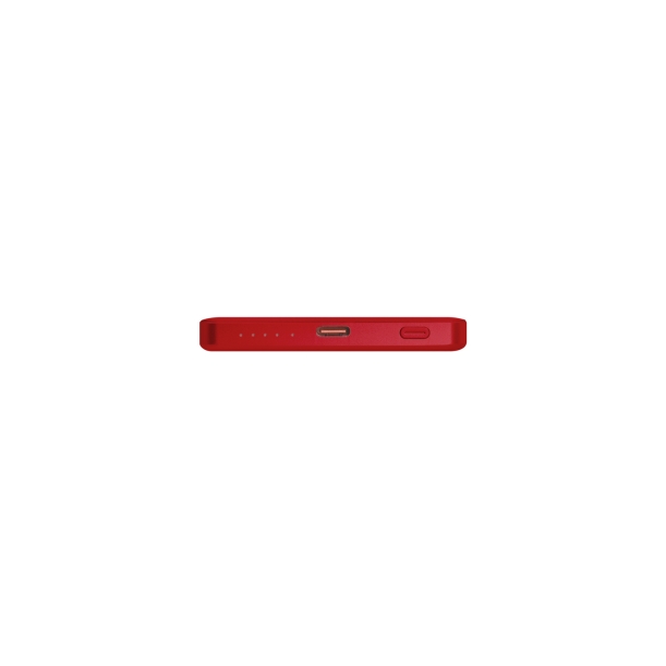 Внешний аккумулятор Atlantis PD 5000mAh с функцией беспроводной зарядки 15W, красный (Изображение 3)