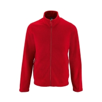 Толстовка на молнии "Norman Men", красный_3XL, 100% п/э, 220 г/м2