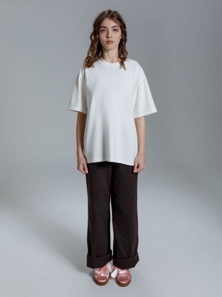 Футболка оверсайз Kangas, белая, XL/XXL (Изображение 10)