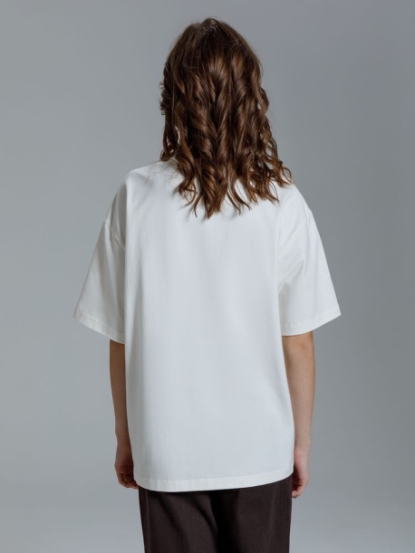 Футболка оверсайз Kangas, белая, XL/XXL (Изображение 11)