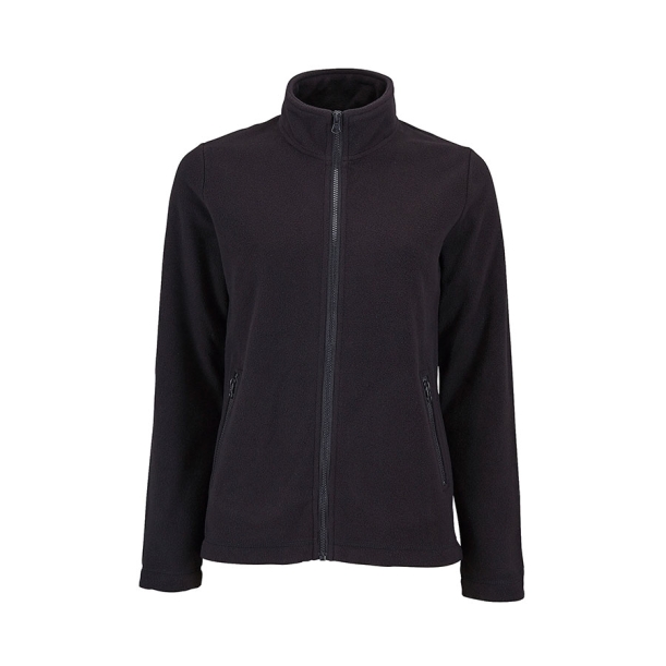 Толстовка на молнии женская NORMAN WOMEN, черный, XL, 100% п/э, 220 г/м2 (Изображение 1)
