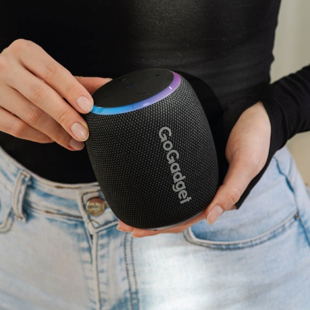 Беспроводная колонка c подсветкой CityWave Pro, черная (Изображение 5)