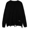 Джемпер оверсайз унисекс Grunge, черный, размер L/XL (Изображение 1)