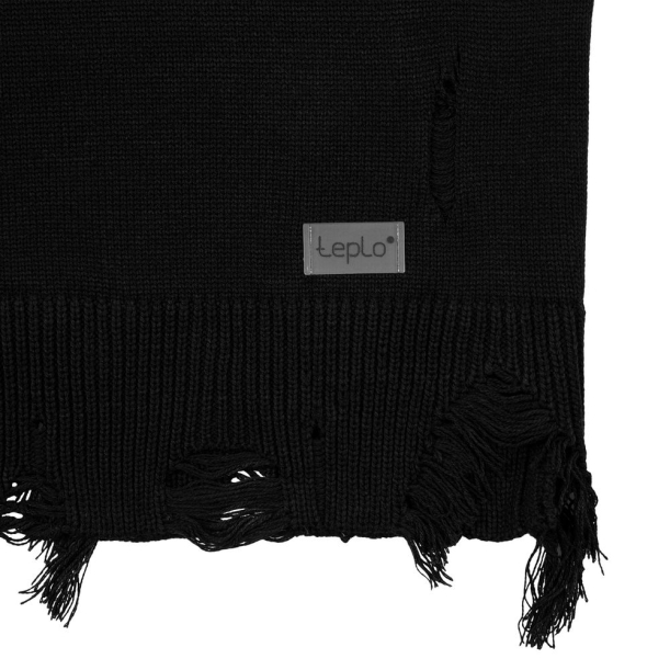Джемпер оверсайз унисекс Grunge, черный, размер L/XL (Изображение 5)
