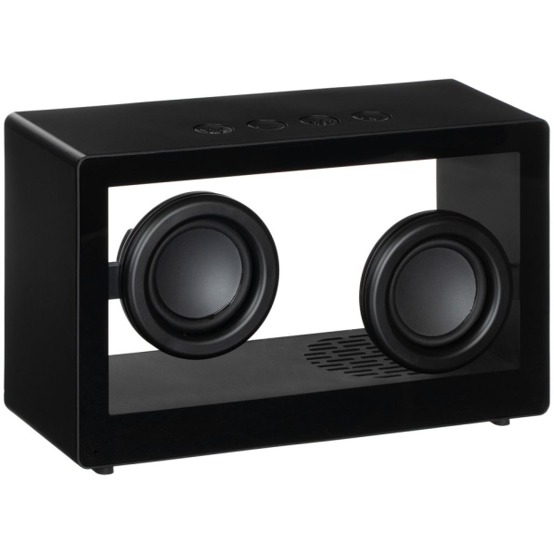 Bluetooth-колонка со светомузыкой Sensofonic, черная (Изображение 2)