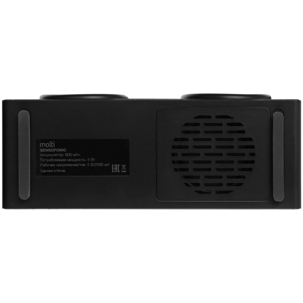 Bluetooth-колонка со светомузыкой Sensofonic, черная (Изображение 7)