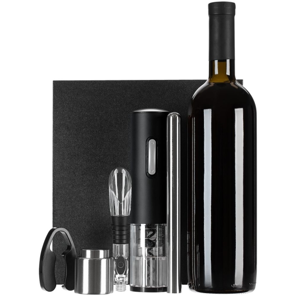 Винный набор Wine Diesel, черный (Изображение 3)