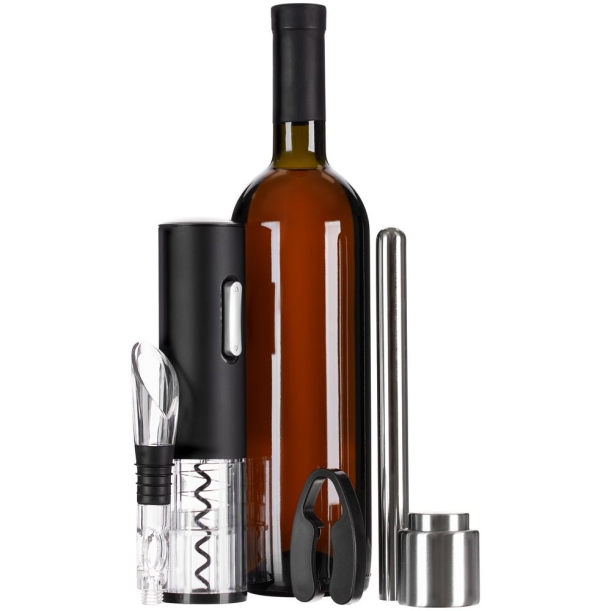 Винный набор Wine Diesel, черный (Изображение 4)