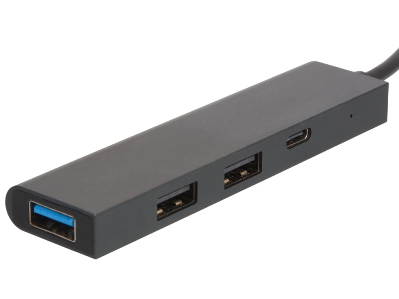 USB-концентратор Command, серый (Изображение 2)