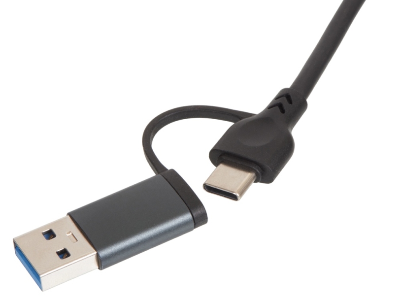 USB-концентратор Command, серый (Изображение 5)