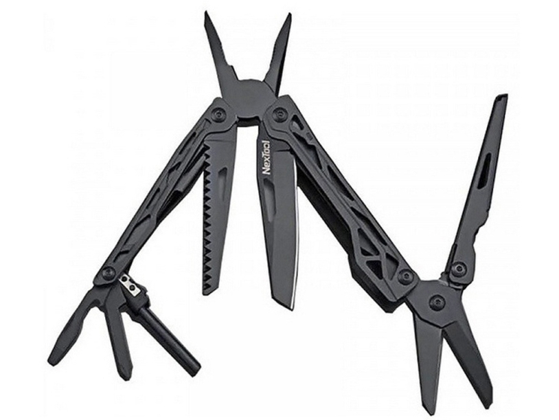 Мультитул Nextool Multifunctional Knife, 10 функций, черный (NE0123) (Изображение 1)