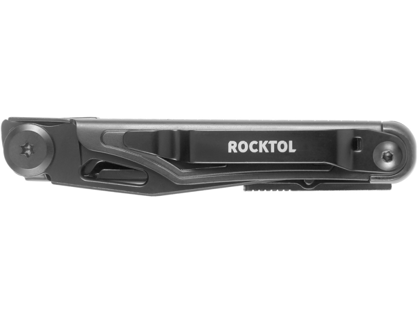 Нож-мультитул Rocktol 12 в 1, кожаный чехол, черный (Изображение 3)