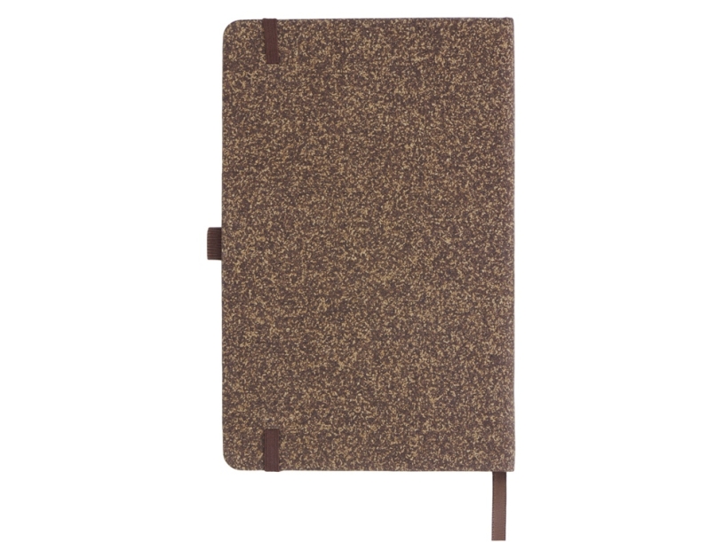 Блокнот из кофейных зерен А5 Coffee notes, твердая обложка, 80 листов 70 гр/м2 белой бумаги, кофейный (Изображение 3)