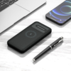 Внешний аккумулятор Odyssey, 10000 mAh с беспроводной зарядкой, черный (Изображение 2)