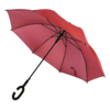 Зонт-трость HALRUM,  полуавтомат, красный, D=105 см, нейлон, пластик (Изображение 1)