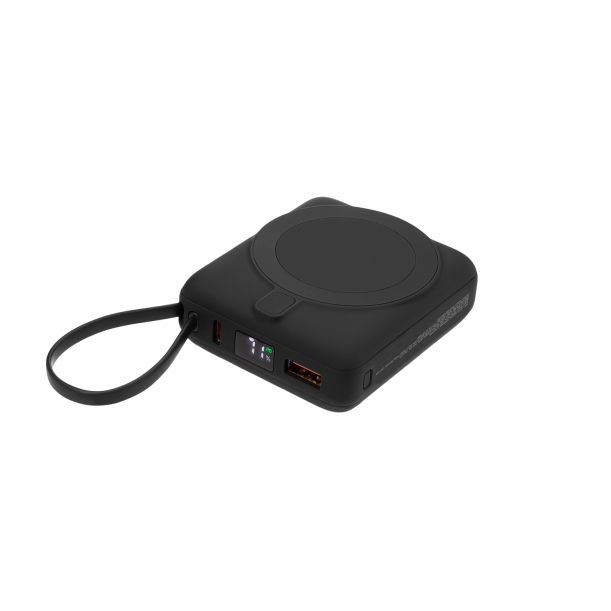 Внешний аккумулятор с подсветкой Ritter PD 10000mAh с функцией беспроводной зарядки 15W (Изображение 1)