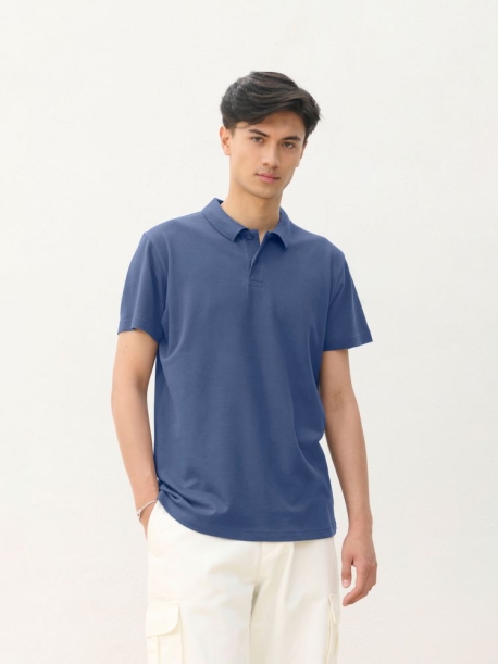 Рубашка поло унисекс Pulse, белая, размер 4XL (Изображение 4)