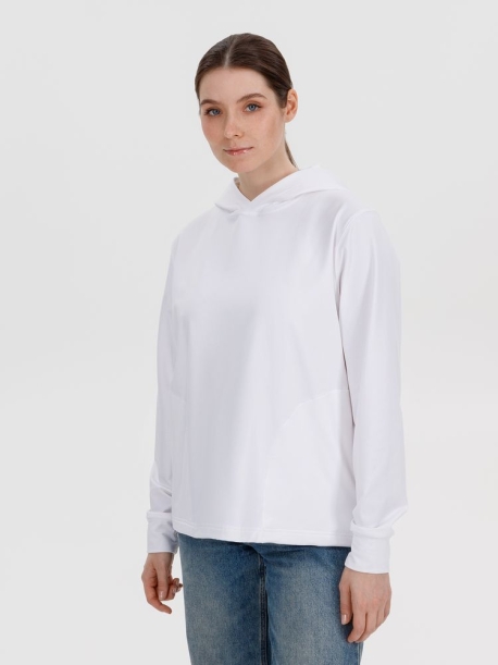 Худи унисекс Morfiss, белое, размер XL/XXL (Изображение 6)