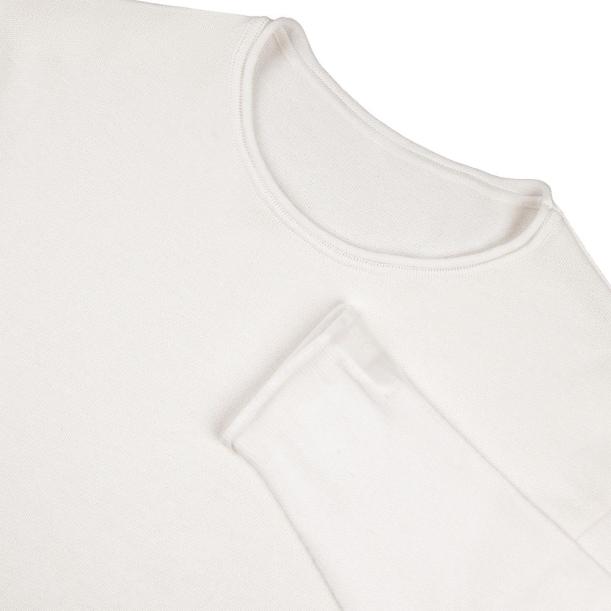 Лонгслив унисекс Siluetti Fuori, молочно-белый, размер L/XL (Изображение 3)