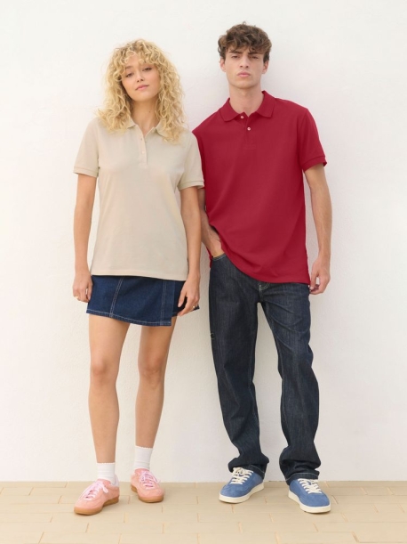 Рубашка поло унисекс Pacific, молочно-белая, размер S (Изображение 4)