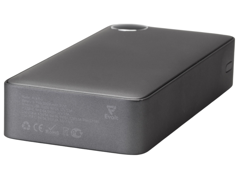 Внешний аккумулятор Mild Pro c быстрой зарядкой QC/PD, 20 000 mAh, серый (Р) (Изображение 7)