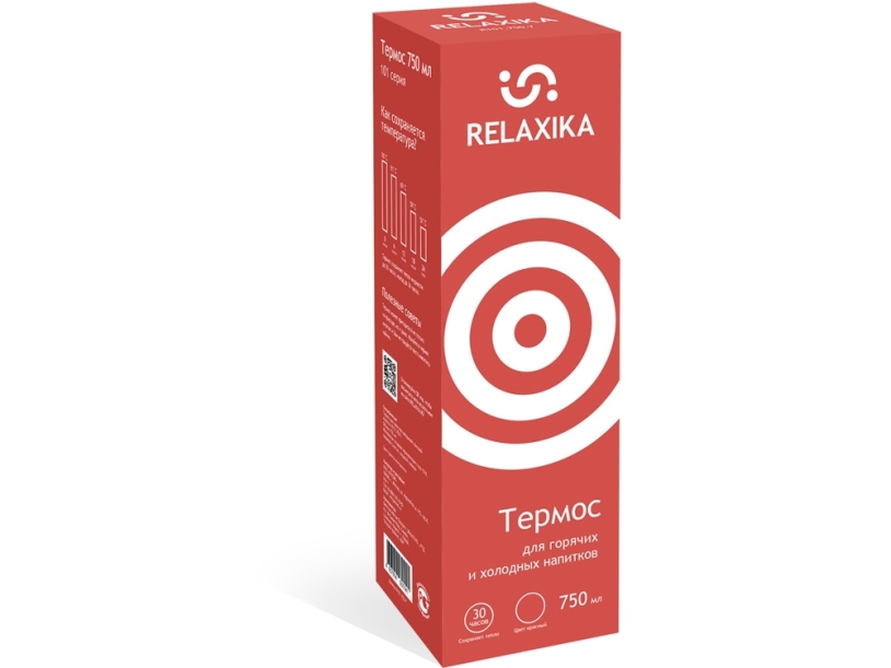 Термос Relaxika 101, 750 мл (красный) 750 (Изображение 11)