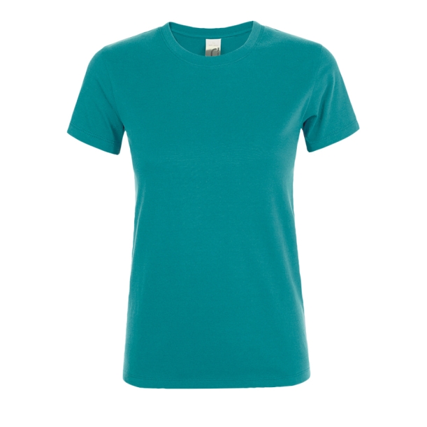 Футболка женская REGENT WOMEN, бирюзовый_M, 100% х/б, 150 г/м2 (Изображение 1)