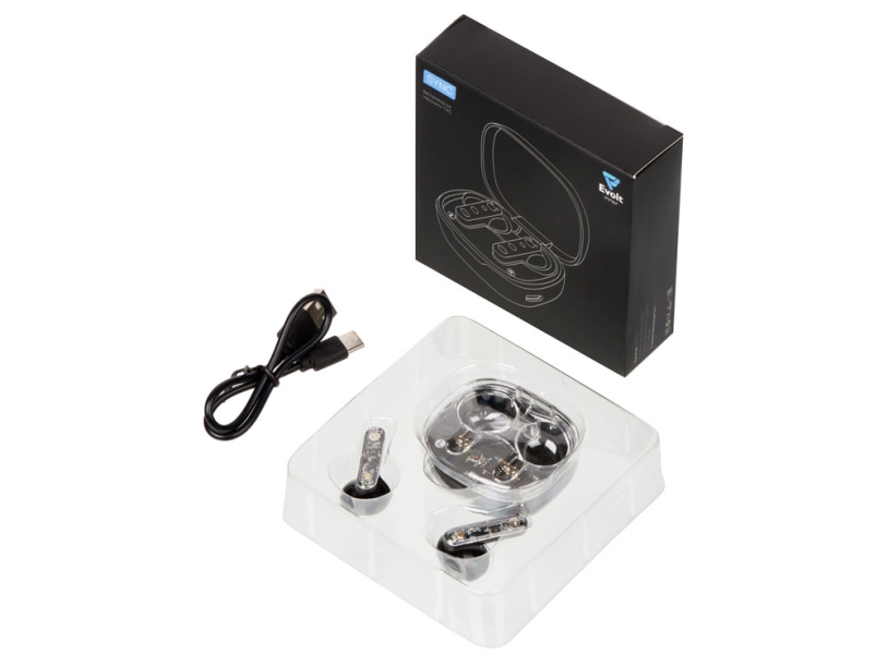 Беспроводные наушники TWS wireless Sync, черный (Изображение 8)