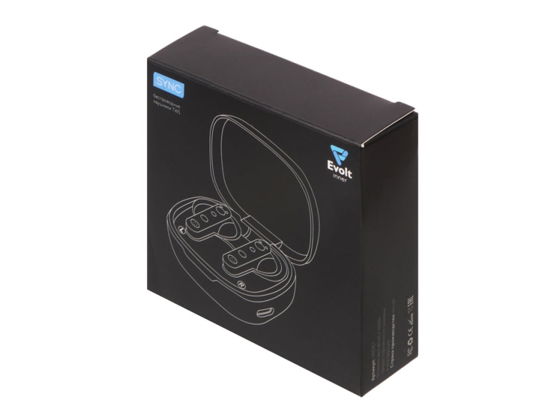 Беспроводные наушники TWS wireless Sync, черный (Изображение 9)