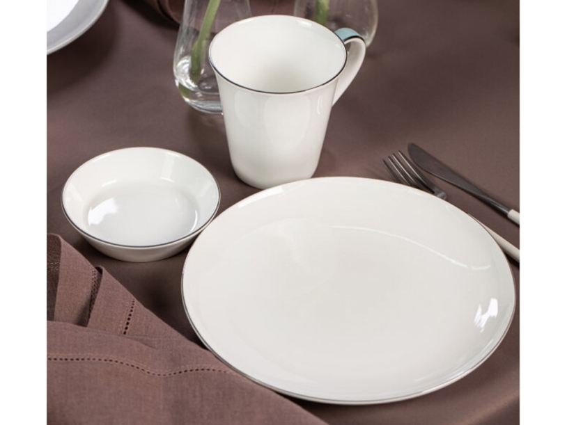 Тарелка PLATE UNI SLV (белый)  (Изображение 4)