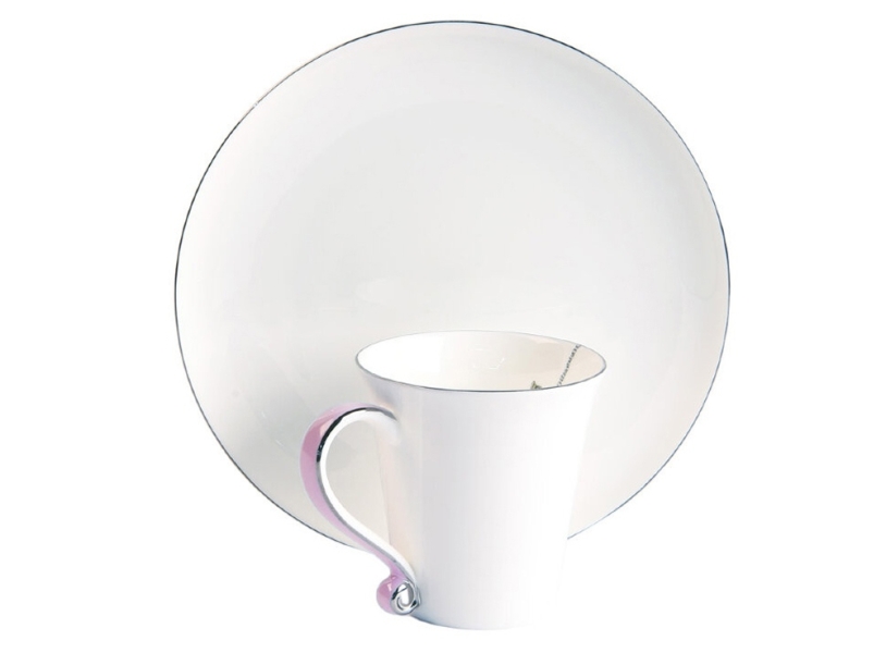 Кружка CUP ALICE PINK (белый)  (Изображение 3)