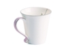 Кружка CUP ALICE LILAC (белый)  (Изображение 1)