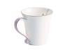 Кружка CUP ALICE LILAC (белый)  (Изображение 1)