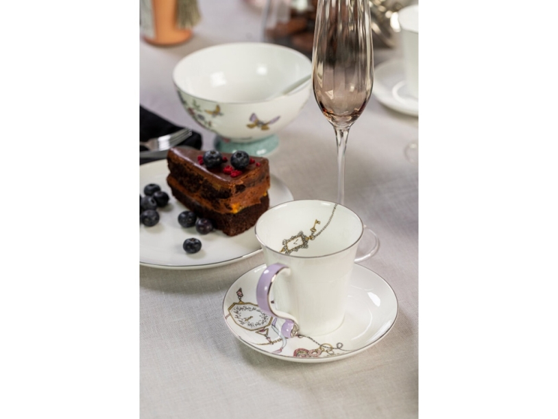 Кружка CUP ALICE LILAC (белый)  (Изображение 7)