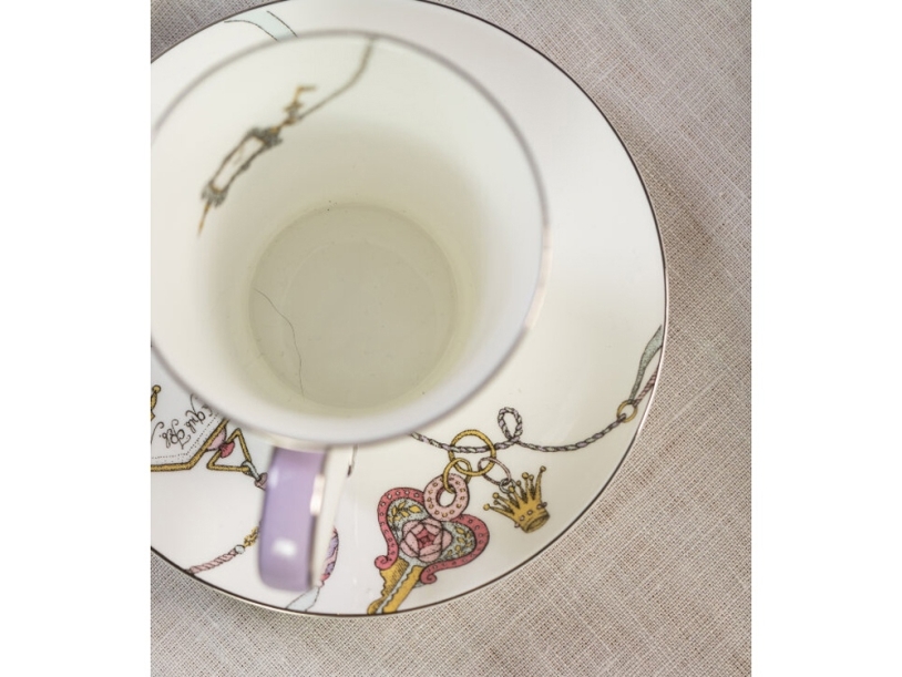 Кружка CUP ALICE LILAC (белый)  (Изображение 8)