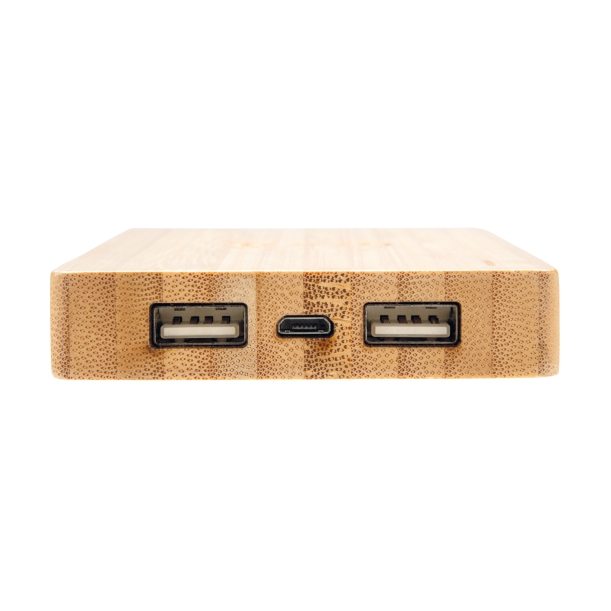 Экологичный внешний аккумулятор Bamboo, 4000 mAh (Изображение 6)