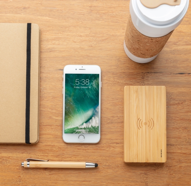 Экологичный внешний аккумулятор Bamboo, 4000 mAh (Изображение 4)